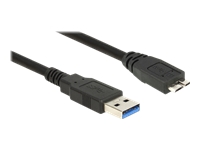 Bild von DELOCK  Kabel USB 3.0 Typ-A Stecker > USB 3.0 Typ Micro-B Stecker 3,0 m schwarz