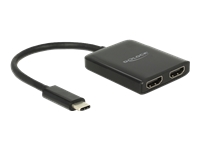 Bild von DELOCK USB Type-C Splitter DP Alt Mode > 2 x HDMI out 4K 30 Hz