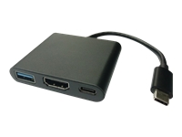 Bild von VALUE Display Adapter USB-C - HDMI + USB 3.2 Gen 1 A + Typ C PD Power Delivery