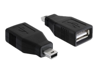 Bild von DELOCK Adapter USB 2.0-A Buchse > USB-mini Stecker