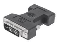 Bild von MANHATTAN Digitaler Videoadapter DVI I Stecker auf HD15Buchse Vollstaendig geschirmt ideal fuer alle Monitorarten und groessen