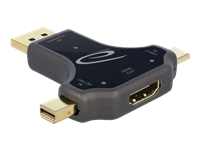 Bild von DELOCK 3 in 1 monitoradaptermit USB-C / DisplayPort / mini DisplayPort Eingang auf HDMI Ausgangmit 4K 60 Hz