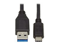 Bild von EATON TRIPPLITE USB-C to USB-A Cable M/M USB 3.1 Gen 2 10 Gbps Thunderbolt 3 Compatible 20Zoll 50,8cm