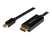 Bild von STARTECH.COM Mini DisplayPort auf HDMI Adapterkabel - Mini DP zu HDMI Adapter Kabel - 5m - Ultra HD 4K 30Hz - Schwarz