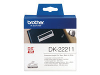 Bild von BROTHER P-Touch DK-22211 weiss continue length film 29mm x 15.24m