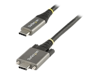 Bild von STARTECH.COM 1m USB-C Kabel mit Schraubensicherung 10Gbit/s - USB 3.1/3.2 Gen 2 Typ-C Kabel - 100W 5A PD DP Alt Mode