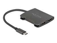 Bild von DELOCK USB Type-C Splitter DP Alt Mode zu 2 x HDMI MST 4K 60 Hz