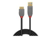 Bild von LINDY 2m USB 3.0 Type A to Micro-B Cable Anthra Line USB Type A Male to Micro-B Male