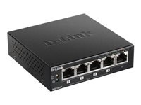 Bild von D-LINK DGS-1005P 5?Port Desktop Gigabit PoE+ Switch 5x Gigabit-Ethernet-Port (4x PoE+-Port) PoE+ 60W PoE-Kapazität