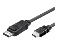 Bild von TECHLY Konverterkabel DisplayPort 1.2 auf HDMI schwarz 1m konvertiert das DisplayPort Signal in ein HDMI Signal