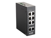 Bild von D-LINK DIS-100E-8W 8-Port Unmanaged Layer2 Fast Ethernet Industrie Switch
