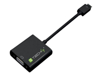 Bild von TECHLY Mini HDMI Konverter Typ C zu VGA konvertiert ein digitales HDMI Signal in ein analoges VGA Videosignal unterstuetzt HDCP 1.2