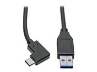 Bild von EATON TRIPPLITE USB-C to USB-A Cable M/M Right-Angle C USB 3.1 Gen 1 5 Gbps Thunderbolt 3 Compatible 3ft. 0,91m