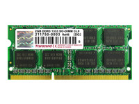 Bild von TRANSCEND SODIMM DDR3 1333Mhz 2GB Non-ECC 1.5V CL9