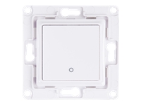 SHELLY Wall Switch 1 White 1-Button Relay Wall Switch