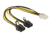 Bild von DELOCK Kabel PCI Express Stromversorgung 6 Pin Buchse  > 2 x  8 Pin Stecker