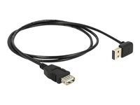 Bild von DELOCK Kabel EASY USB 2.0-A oben/unten gewinkelt Stecker > USB 2.0-A Buchse 2 m