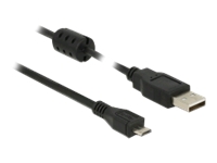 Bild von DELOCK Kabel USB 2.0 Typ-A Stecker > USB 2.0 Micro-B Stecker 1,0 m schwarz