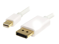 Bild von STARTECH.COM Mini DisplayPort zu DisplayPort Kabel 2m - Mini DisplayPort 1.2 Adapterkabel - 4K2K - St/St - Weiss