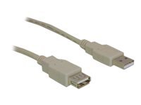 Bild von DELOCK Kabel USB 2.0 Verlaengerung, A/A 1,8m S/B