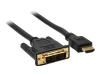 Bild von INLINE HDMI-DVI Kabel HDMI St auf DVI 18+1 St vergoldete Kontakte 10m