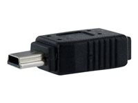 Bild von Micro USB auf Mini USB 2.0 Adapter - Bu/St - Schwarz