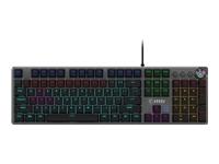 Bild von MSI FORGE GK310 RED DE WIRED KEYBOARD (P)