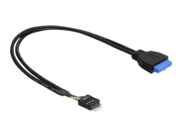 Bild von DELOCK Kabel USB 3.0 Pfostenbuchse 2,00 mm Raster 20 Pin > USB 2.0 Pfostenstecker 2,54 mm Raster 45 cm