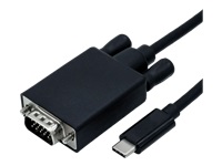 Bild von ROLINE Adapterkabel USB Typ C VGA  ST ST 100cm 39,37Zoll