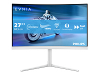 Bild von PHILIPS 27M2C5501/00 68,58cm 27Zoll Curved Gaming Monitor 2560x1440 180Hz 1ms 2xHDMI DP white