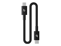 APPLE BEATS USB-C TO USB-C WOVEN SHORT CABLE 20CM - BOLT BLACK