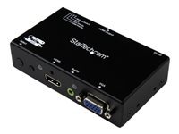 Bild von STARTECH.COM 2 Port HDMI + VGA auf HDMI Konverter Switch / Verteiler mit Vorrangsschaltung - 1080p