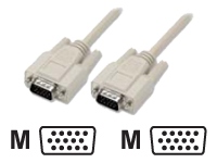 Bild von EFB VGA Anschlusskabel 2 x HD-DSub 15polig Stecker auf Stecker Beige 10m