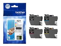 Bild von BROTHER 4-pack of Black Cyan Magenta and Yellow 200-page standard capacity ink cartridges for DCP-J1050DW MFC-J1010DW and DCP-J11