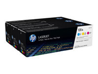 Bild von HP 131A Original Toner cyan, magenta und gelb Standardkapazität 3 x 1.800 Seiten 3er-Pack