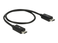 Bild von DELOCK Kabel USB Power Sharing Micro Stecker > Stecker 0,3 m schwarz