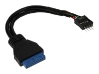 Bild von INLINE USB 3.0 zu 2.0 Adapterkabel intern Pfostenanschluss  0.15m