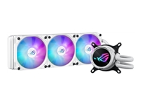 Bild von ASUS ROG Strix LC III 360 ARGB WHT all-in-one CPU liquid cooler with 360 rotatable water block Premium ROG ARGB fans