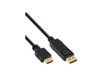 Bild von INLINE BULK 20er DisplayPort zu HDMI Konverter Kabel schwarz 3m