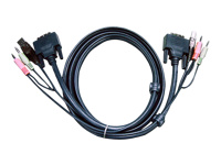 Bild von ATEN 2L-7D03UD KVM Kabel DVI-D (Dual Link), USB, Audio 3,0m 14016654