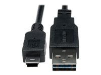 Bild von EATON TRIPPLITE Universal Reversible USB 2.0 Cable Reversible A to 5Pin Mini B M/M 6Zoll 15,24cm