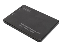 Bild von DIGITUS 6,35cm 2,5Zoll SATA Festplattenadapter M.2 oder mSATA SATA 3 6Gbit/s Schreibgeschwindigkeit 520MB/s