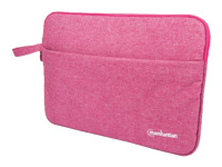 Bild von MANHATTAN Seattle Notebook Sleeve 36,83cm 14,5Zoll Top Load Premiumpolsterung wasserfest ein Innenfach ein Frontfach pink