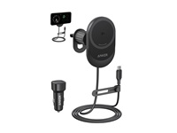 Bild von ANKER MagGo Car Charger 15W MagSafe magnetisches KFZ-Ladekit inkl. 25W KFZ-Adapter (1x USB-C) Ladepad integriertes USB-C Kabel