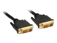 Bild von INLINE DVI-D Kabel PREMIUM 3m InLine DVI-D Kabel PREMIUM vergoldete Stecker Dual Link digital 24+1 St/St schwarz 3m