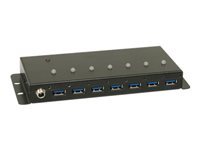 Bild von LINDY USB 3.0 Industrie Hub 7 Port, Mettallgehaeuse