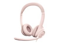 Logitech H390 Kablet Høretelefoner Pink