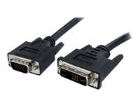 Bild von STARTECH.COM DVI auf VGA Monitorkabel 5 Meter - Stecker / Stecker - DVI-I 24+5 VGA (15Pin) -  DVI-A analog VGA Kabel St/St 5m