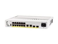 CISCO Catalyst Compact 9200CX 12-port 1G PoE+ 240W, 2x1G copper & 2x10G SFP+ uplinks, Network Essentials