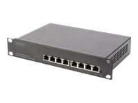 Bild von DIGITUS N-80117 L2 managed Gigabit Ethernet Switch 8-port 10 inch